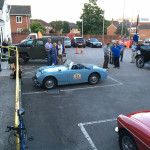 Frogeye just arrived back from Le Mans Classic